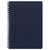 OXFORD Carnet SIGNATURE format A5 couverture souple à spirale 160 pages quadrillées 5x5. Coloris bleu
