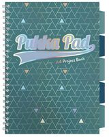 Pukka Pad Glee Green A4 Wirebound Polypropylene Cover Project Book Ruled 200 Page (Pack 3)
