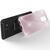 NALIA Custodia compatibile con Samsung Galaxy A6 Plus, Glitter Copertura in Silicone Protezione Sottile per Cellulare, Slim Cover Case Protettiva Scintillio Telefono Bumper Pink