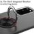 NALIA Ring Handy Hülle für Samsung Galaxy S20, Silikon Cover Case Finger Halter Schwarz