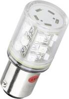 LED jelzőlámpa 15 db szuperfényes LED-del, BA15d, 24 V, piros, Barthelme 52190211