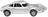 Wiking 0804 10 H0 Személygépkocsi modell Opel GT, ezüst metál