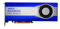 AMD Radeon Pro W6800 32 GB GDDR6 full height PCIe 4.0x16 6 mDP Graphics Card Grafische kaarten