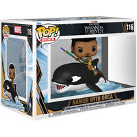 FIGURA POP MARVEL BLACK PANTHER WAKANDA FOREVER NAMOR WITH ORCA