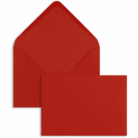 Briefumschläge 133x184mm 100g/qm gummiert VE=100 Stück rot
