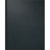 Buchkalender Managerkalender TM 20,5x26cm 1 Woche/2 Seiten Kunstleder schwarz 2025