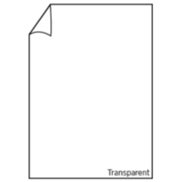 Briefpapier A4 100g/qm Transparent Hochweiß