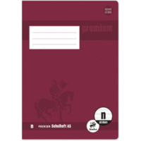 Schulheft Premium A5 16 Blatt Lineatur n