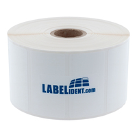 Thermotransfer-Etiketten 50 x 15 mm, weiß, 5.000 wetterfeste Folienetiketten auf 1 Rolle/n, 1 Zoll (25,4 mm) Kern, Polyesteretiketten permanent
