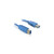Delock Kábel - 82582 (USB3.0, A-B kábel, apa/apa, kék, 5m)
