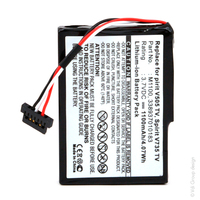 Batterie(s) Batterie GPS 3.7V 1100mAh