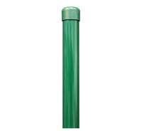 Zaunpfosten,ungebohrt,zinkp.grün Kst.b.,L1415mm,Pfosten Ø34mm