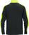 Sweatshirt mit kurzen Reißverschluß 7449 RTS schwarz - Rückansicht