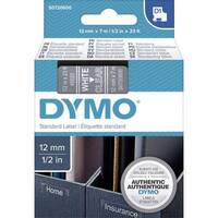 DYMO feliratozószalag D1, 12mm, átlátszó/fehér, S0720600