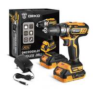 Deko Tools DKCD20XL01-H10S2 akkumulátoros fúrógép