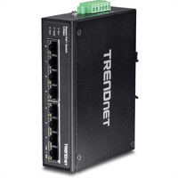 Trendnet TI-PG80 8-Port Gehärteter Industrieller Gigabit PoE+ DIN-Rail Switch