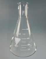 200ml Fiole erlenmeyer à col étroit en verre borosilicaté 3.3