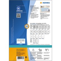 HERMA Etiketten 10730, B x H: 99,1 x 33,8 mm, weiß, Recycling