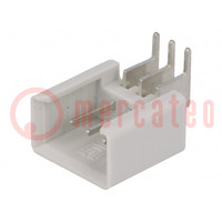 Connector: IDC; contact; mannelijk; PIN: 3; hoek van 90 °; THT