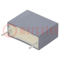 Capacitor: polyester; 680nF; 160VAC; 250VDC; 15mm; ±10%; -55÷105°C