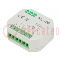 Relay: installation; bistable,impulse; NO; in mounting box; 10A