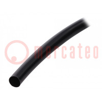 Insulating tube; PVC; black; -20÷125°C; Øint: 12mm; L: 250m; UL94V-0
