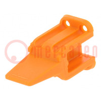 Accessori: clip di bloccaggio; DTM; femmina; PIN: 4; arancione