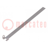 Straight lever; 55.3mm; 1045,1050; stainless steel