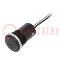 Switch: capacitive; Pos: 2; SPST-NO; 0.01A/12VDC; IP68; OFF-ON; MC