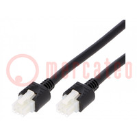 Cable; Mini-Fit Jr; female; PIN: 6; Len: 1m; 6.5A; Insulation: PVC