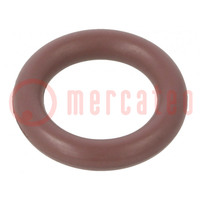 O-ring gasket; FPM; Thk: 2.5mm; Øint: 9mm; brown; -20÷200°C