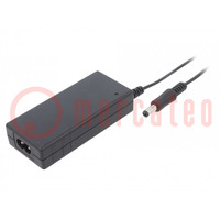Power supply: switched-mode; 15VDC; 2.4A; Out: 5,5/2,1; 36W; 89%