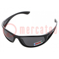 Veiligheidsbril; Lens: polariteit,grijs; Eigenschappen: UV400
