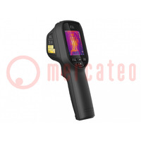 Infrared camera; LCD 2,4"; 160x120; 9Hz; laser; -20÷550°C; IP54