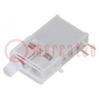 LED; in housing; 2.9mm; No.of diodes: 1; red; 20mA; Lens: red; 50°