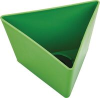 Leitzahlträger - Grün, 8 x 13 cm, Kunststoff, Magnetisch, Schlagfest
