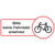 SafetyMarking Schild Bitte keine Fahrräder anlehnen, Folie selbstkl. 30 x 13 cm