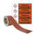 SafetyMarking Rohrleitungsband, Altsäure, Gruppe 6, orange, DIN 2403, Länge 33m