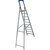 Stufen-StehLeiter (Alu), Arbeitshöhe 4,35 m,Standhöhe 2,35 m, Leiternlänge 3,0 m, 12,2 kg