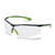 uvex Schutzbrille sportstyle, Scheibentönung: farblos, Rahmenfarbe: schwarz/lime
