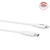 Avacom USB kabel (2.0), USB C (M) - Apple Lightning M, 1.2m, okrągły, biały, nie oryginalna