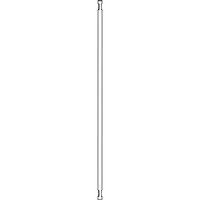 Produktbild zu HAUTAU FL190 Schubstange “E” zum Einhängen, ø 8 mm, L=2000 mm, Stahl verzinkt