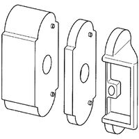 Produktbild zu MACO RUSTICO Unterlage für Komfort-Ladenhalter, Stärke 5 mm, schwarz (40318)