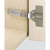 Anwendungsbild zu HETTICH INTERMAT 9935 TH52 széles ajtópánt, félig ráütődő, nyitásszög 95°