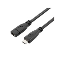 PREMIUMCORD Kábel USB 3.2 Gen2, hosszabbító, C - C, M/F, 1,5m, fekete