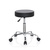 Hocker / Drehhocker / Arbeitsstuhl OPERATOR II Kunstleder schwarz Chrom hjh OFFICE