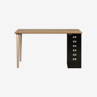 MultiDesk | 2 Eichenfüße, 1 MultiDrawer mit 6 Schüben