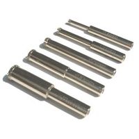 Diamantbohrer-Set (galvanisiert) 5 Stück: Ø 4,6,8,10 und 12 mm