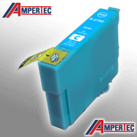 Ampertec Tinte ersetzt Epson C13T27124010 cyan 27XL