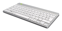 R-Go Tools Ergonomisch toetsenbord R-Go Compact Break, compact toetsenbord met pauzesoftware, QWERTY (IT), Bluetooth, wit